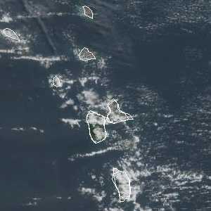 météo tropicale : Image satellite .