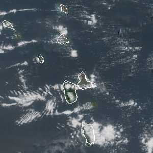 météo tropicale : Image satellite .