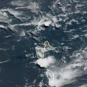 météo tropicale : Image satellite .