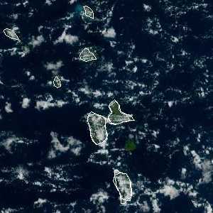 météo tropicale : Image satellite .