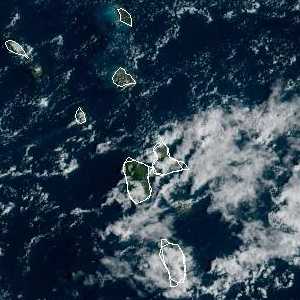 météo tropicale : Image satellite .