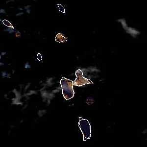 météo tropicale : Image satellite .