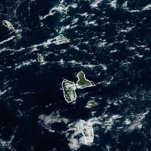 météo tropicale : Image satellite .