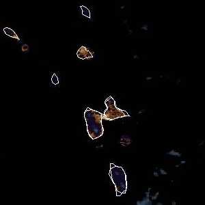 météo tropicale : Image satellite .