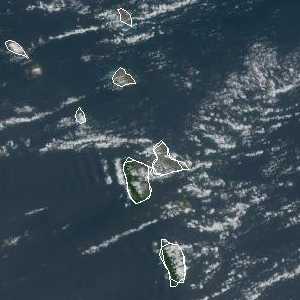 météo tropicale : Image satellite .
