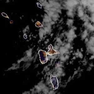 météo tropicale : Image satellite .