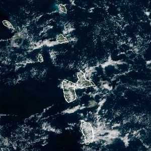 météo tropicale : Image satellite .