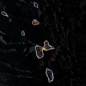 météo tropicale : Image satellite .