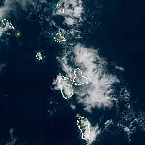 météo tropicale : Image satellite .