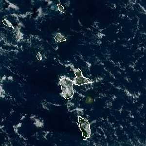 météo tropicale : Image satellite .