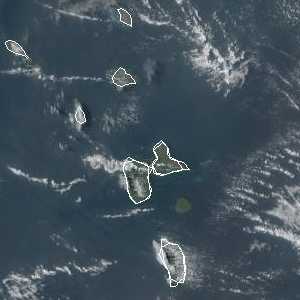 météo tropicale : Image satellite .