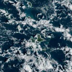 météo tropicale : Image satellite .