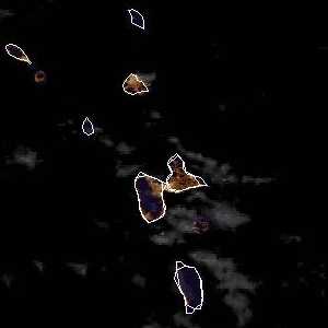 météo tropicale : Image satellite .