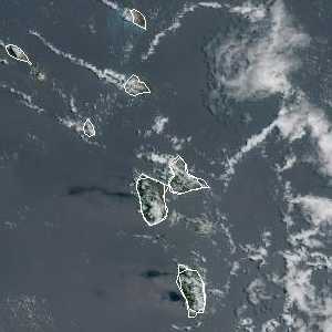 météo tropicale : Image satellite .