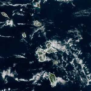 météo tropicale : Image satellite .