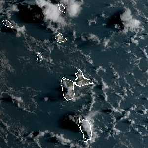 météo tropicale : Image satellite .