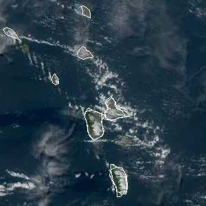 météo tropicale : Image satellite .
