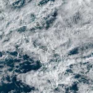 météo tropicale : Image satellite .