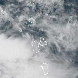 météo tropicale : Image satellite .
