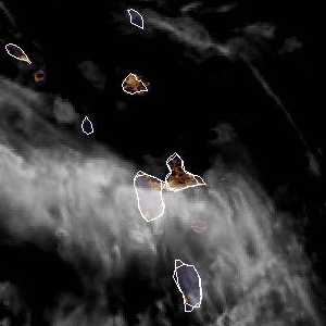 météo tropicale : Image satellite .