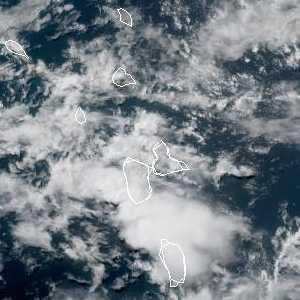 météo tropicale : Image satellite .