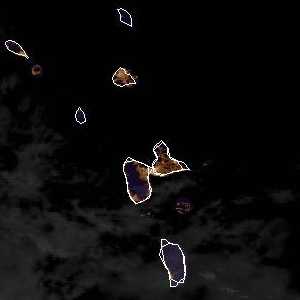 météo tropicale : Image satellite .