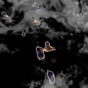 météo tropicale : Image satellite .
