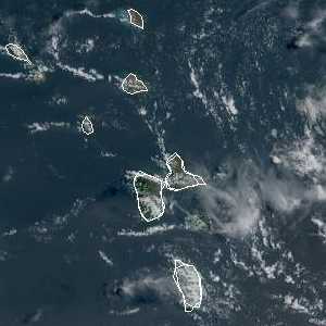 météo tropicale : Image satellite .