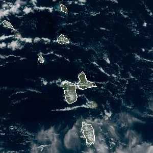 météo tropicale : Image satellite .