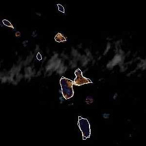 météo tropicale : Image satellite .