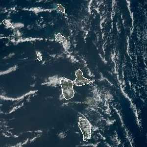météo tropicale : Image satellite .