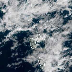 météo tropicale : Image satellite .