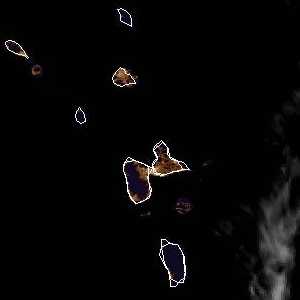 météo tropicale : Image satellite .
