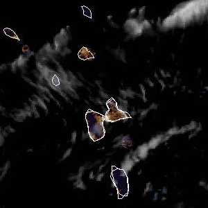 météo tropicale : Image satellite .