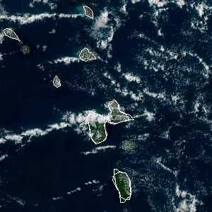 météo tropicale : Image satellite .