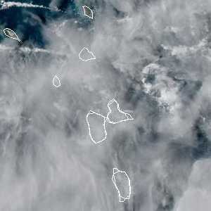 météo tropicale : Image satellite .