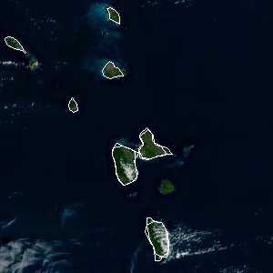 météo tropicale : Image satellite .