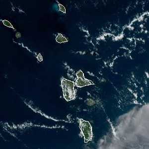 météo tropicale : Image satellite .