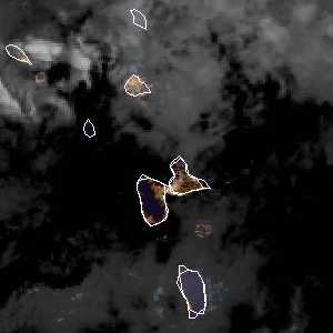 météo tropicale : Image satellite .