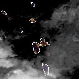 météo tropicale : Image satellite .