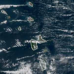 météo tropicale : Image satellite .