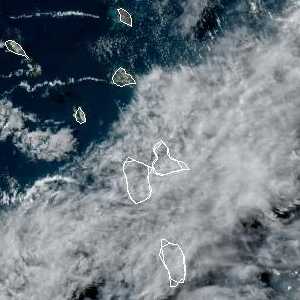 météo tropicale : Image satellite .