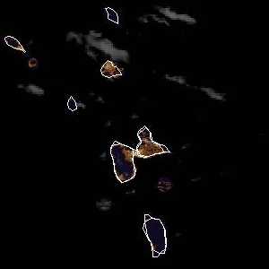 météo tropicale : Image satellite .