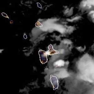 météo tropicale : Image satellite .