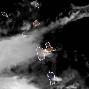 météo tropicale : Image satellite .