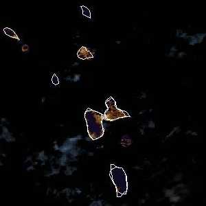 météo tropicale : Image satellite .