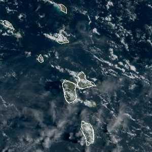 météo tropicale : Image satellite .