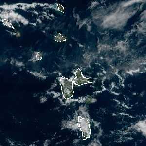 météo tropicale : Image satellite .