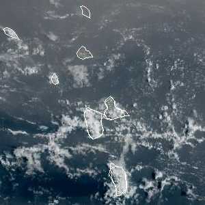 météo tropicale : Image satellite .