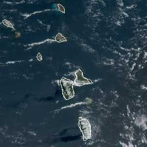 météo tropicale : Image satellite .